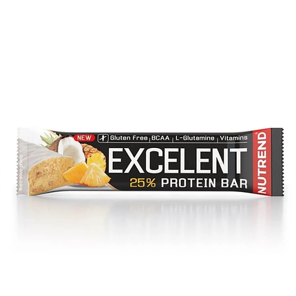 Протеїновий батончик Excelent Protein Bar Double Nutrend 85 g Pineapple Coconut, фото 1