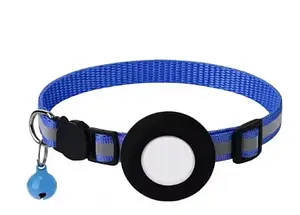 Нашийник Infinity Anti-Lost Pet Cat Collar Protective Tracker Ringer Blue з відділенням для AirTag