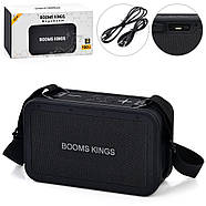 Бездротова Bluetooth колонка Booms Kings FG240430031Q Портативна Bluetooth колонка з гарним звуком, фото 4