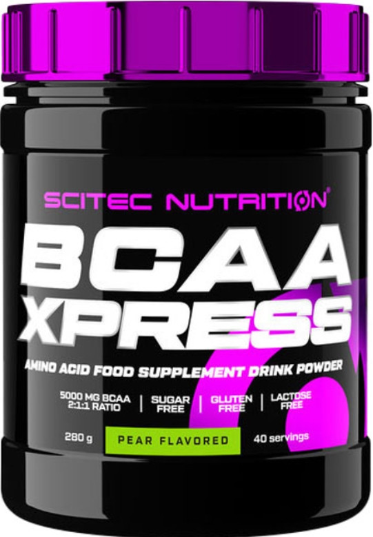 Амінокислоти BCAA Бсаа Scitec BCAA Xpress 280 г груша, фото 1
