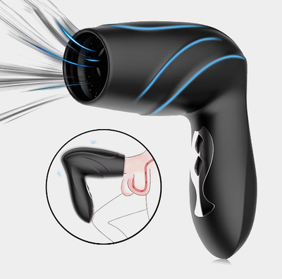 Мастурбатор для чоловіків автоматичний мастурбатор для смоктання мінет DUOAI вібраційна силіконова вагіна