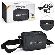 Бездротова Bluetooth колонка Booms Kings FG240430032Q 50W Портативна Bluetooth колонка з ремінцем на плече, фото 4