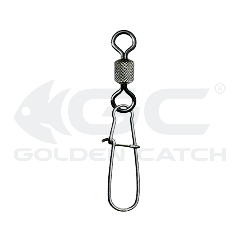 Застібка з вертлюгом (американка) GC Nice Snap with Swivel 1050BN №5 (10шт / 25кг) Black Nickel