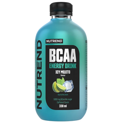Енергетичний напій Nutrend BCAA Energy 330 ml Icy Mojito, фото 1