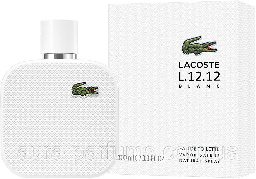Чоловічі парфуми Lacoste L.12.12 Blanc Туалетна вода 175 ml/мл