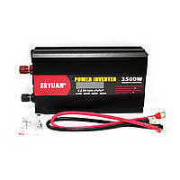 3500W інвертор чиста синусоїда 12v в 220v перетворювач напруги з LCD екраном Power Inverter, фото 4
