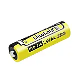 Батарейки AA акумуляторні LiitoKala T36 з роз'ємом USB Type-C на 1.5V/3600mWh — 4ШТ., фото 6