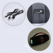 Бездротова Bluetooth колонка HopeStar FG240503089Q Чорна Портативна Bluetooth колонка з підсвічуванням, фото 2