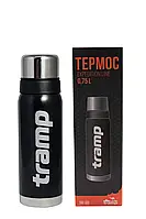 Термос Tramp Expedition Line 0.75 л (Чорний) UTRC-027 (неірж, тримає до 24 години), термос питний для чаю та кави