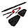 Турнік розсувний Cornix Elite+ 100-140 см XR-0295 Black/Red, фото 7