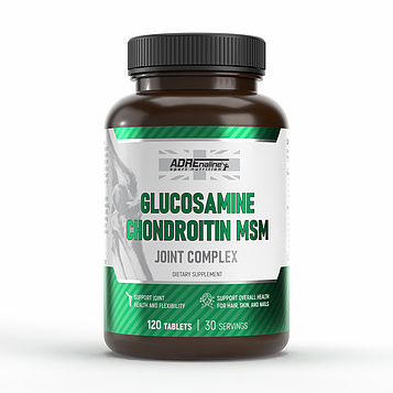 Комплекс для суглобів Adrenaline Sport Nutrition Glucosamine Chondroitin MSM Joint Complex 120 таблеток