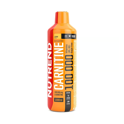 Carnitine 100000 Nutrend 1000 ml Lemon, фото 1