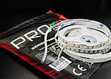 Світлодіодна LED стрічка PROLUM™ 12V; 2835\120; IP20; Series "PRO", Білий (5500-6000К), фото 5