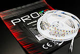 Світлодіодна LED стрічка PROLUM™ 12V; 2835\120; IP20; Series "SG", Білий (5500-6000К), фото 6