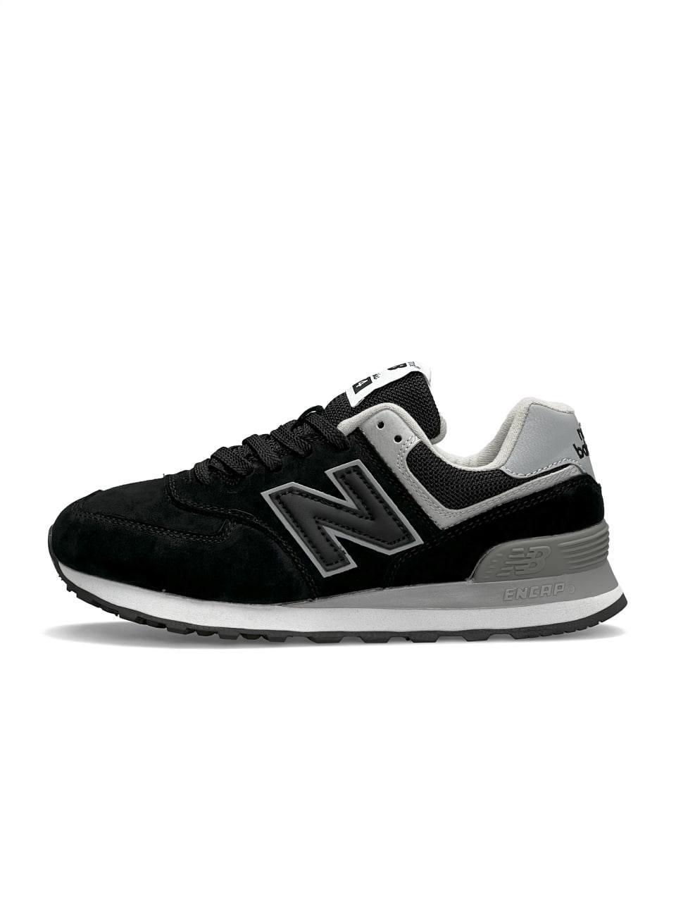 574 Premium Black White 36