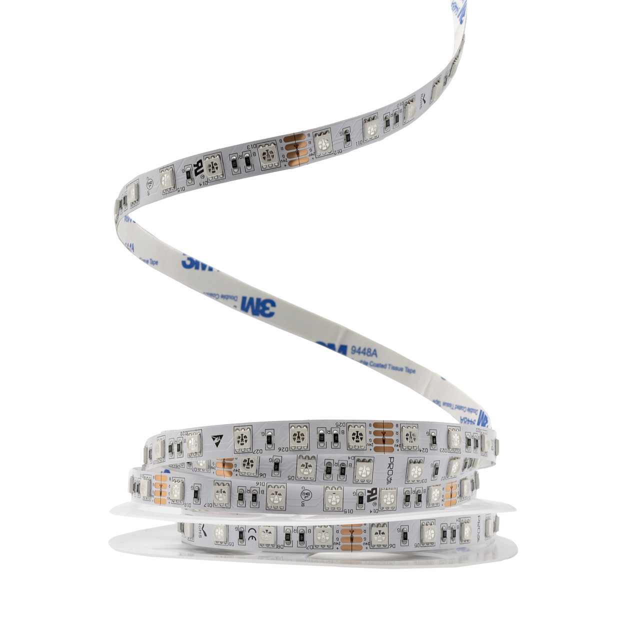 Світлодіодна LED стрічка PROLUM 24V; IP20; 5050\60; Series "SG", RGB