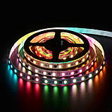 Світлодіодна LED стрічка PROLUM™ 24V; 5050\60; IP20; Series "SMART", RGB (Pixel Full Color), фото 3