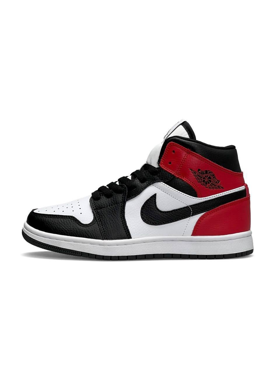 Nike Air Jordan 1 Retro HD White Black Red 37