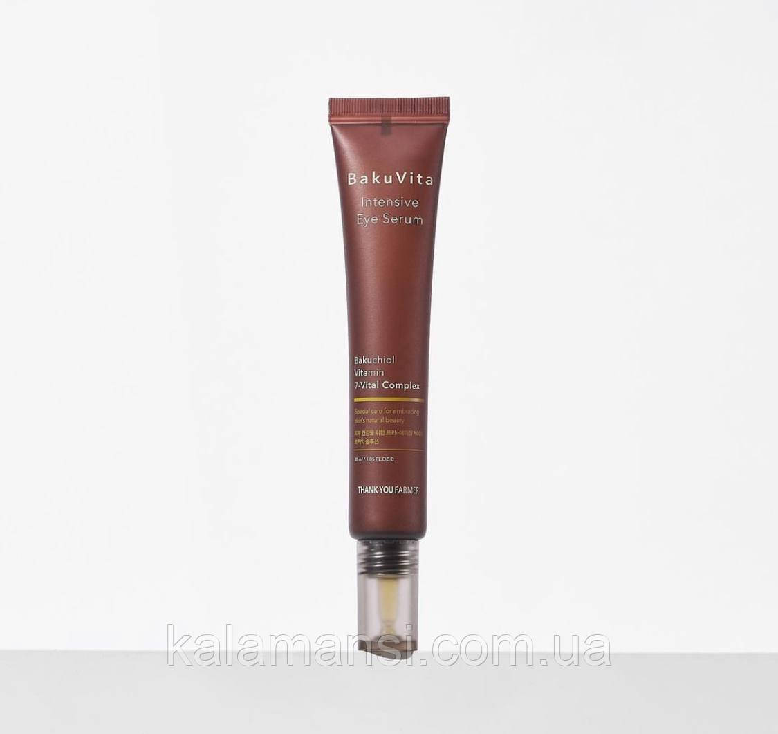 Крем для повік з бакучіолом і вітамінами C THANK YOU FARMER BakuVita 30 мл