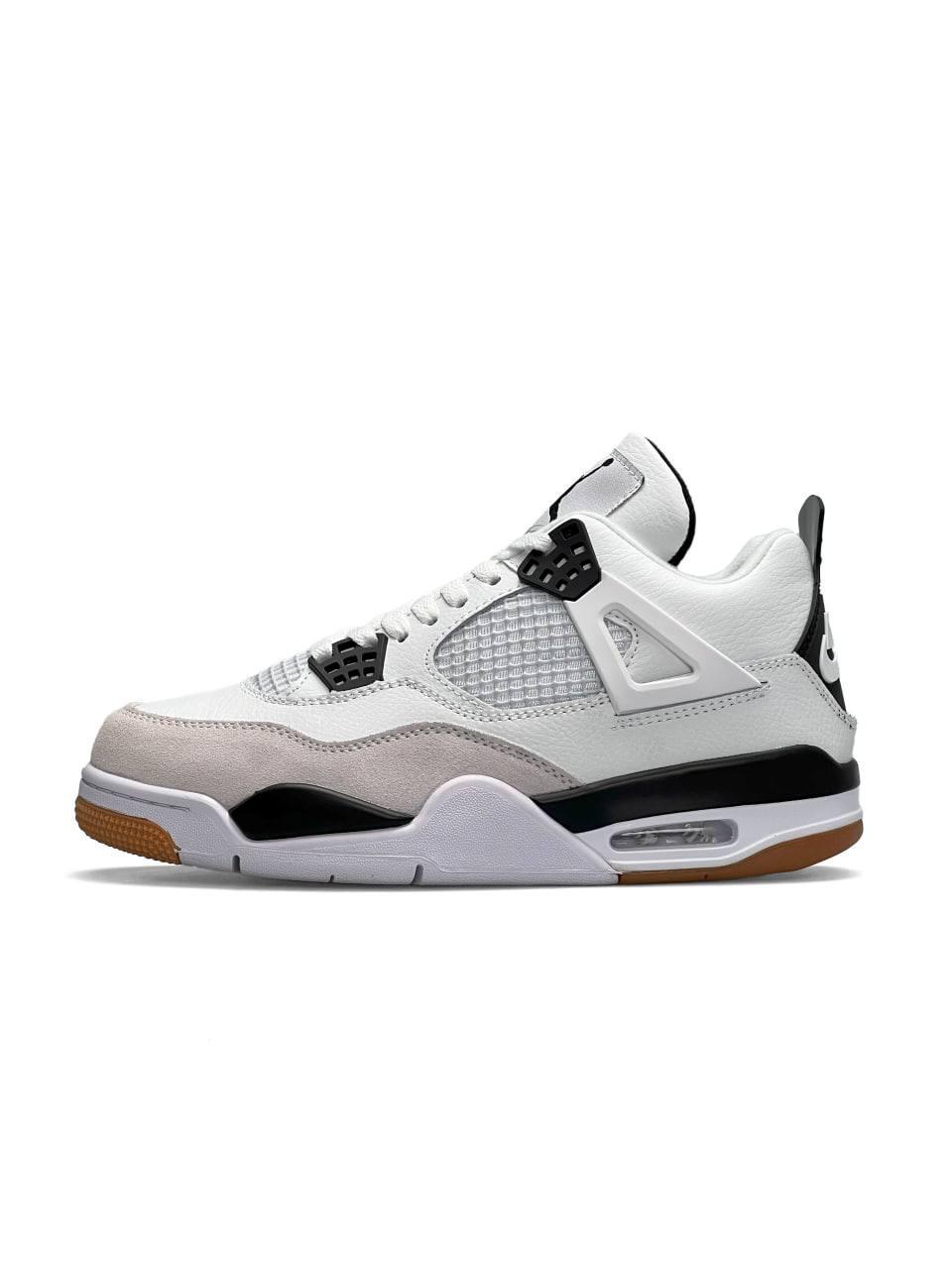 Air Jordan 4 Retro M White Gray Gum 41