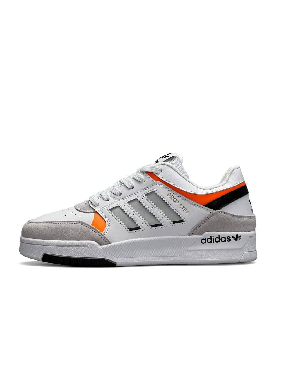 Originals Drop Step White Gray Orange 41