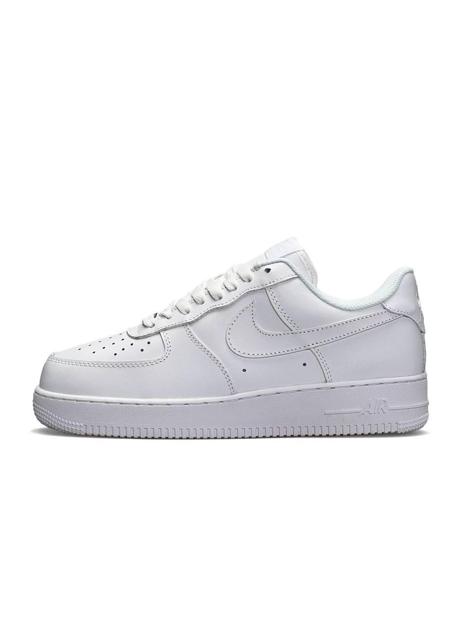 Nike Air Force 1 All White Fur 41  А1810