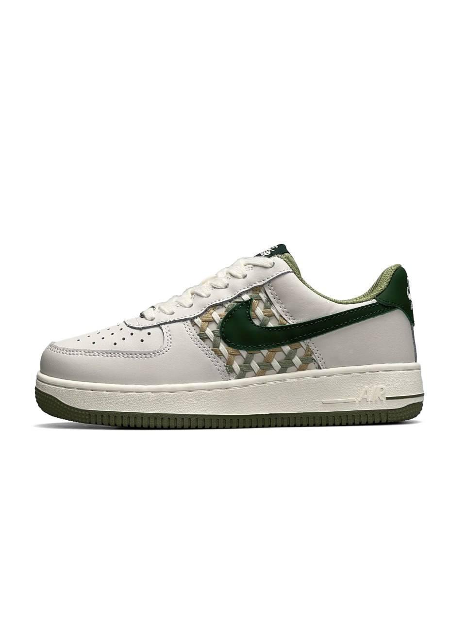 Nike Air Force 1 Light Grey Green 36