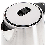 Електрочайник металевий Adler AD 1340 з дисплеєм і контролем температури 1,7 л, фото 7