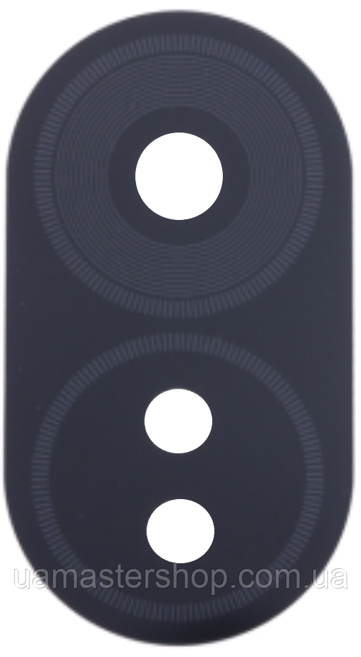 Скло камери Oppo A16/A16s з рамкою чорного кольору, фото 1