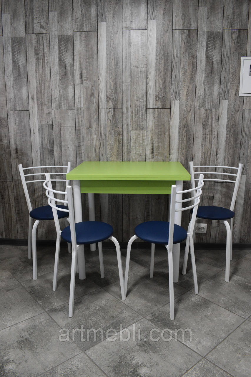 Кухонний комплект (стіл + 4 стільці), фото 1