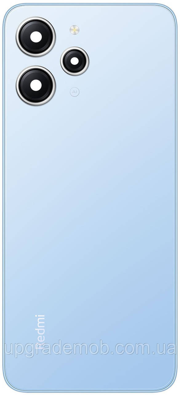 Задня кришка Xiaomi 12 /Xiaomi 12X синя оригінал + скло камери, фото 1