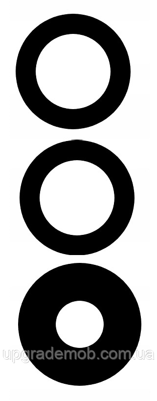 Скло камери Oppo Reno 5/Reno 5 Pro 5G без рамки комплект 3, фото 1