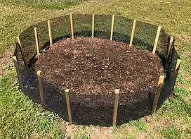 Сітка газонна вічко 9х9мм, 1х30м=30м2, сітка від кротів