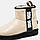 Зимові жіночі черевики UGG Classic Clear Mini Natural Black | бежево-чорні, розміри 36–41, фото 6