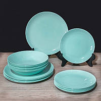 Столовий сервіз Luminarc Diwali Light Turquoise P2963, 18 предметів, на 6 персон