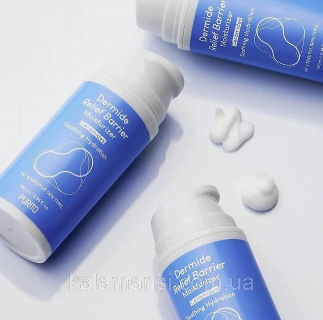 Зволожуючий бар’єрний крем Purito Seoul Dermide Relief Barrier Moisturizer 100 мл, фото 1