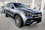 Захисна накладка на задній бампер для Mercedes-Benz GLE-Class II W167 FL. 2023+ /срібляста нерж.сталь/, фото 8