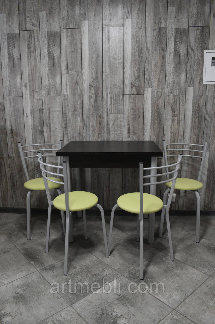 Кухонний комплект (стіл + 4 стільці), фото 1