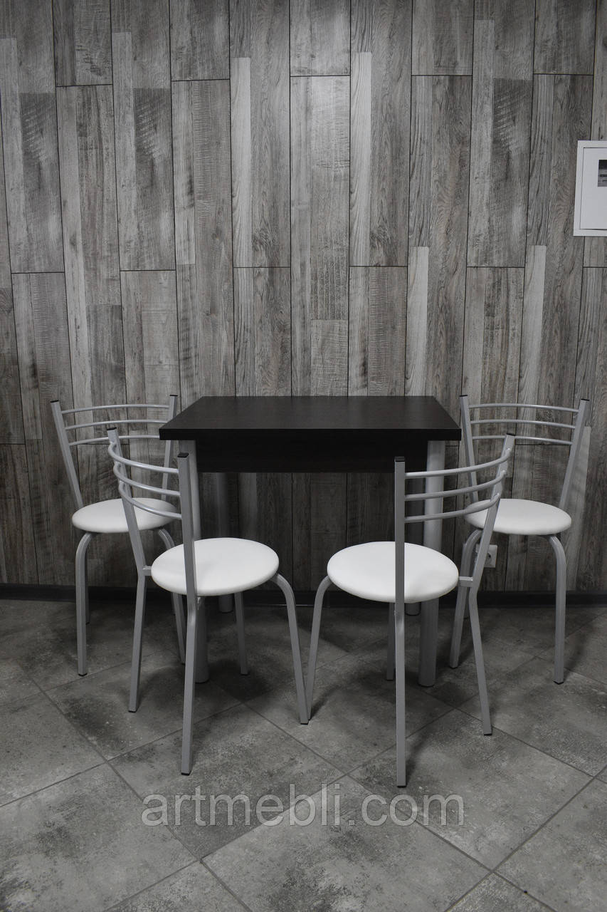 Кухонний комплект (стіл + 4 стільці), фото 1