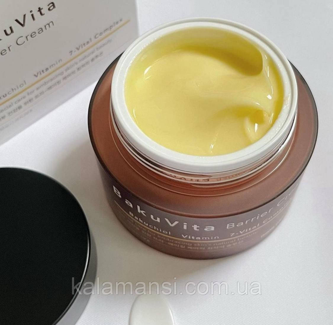 Зволожувальний крем з бакучіолом і вітамінами C та E THANK YOU FARMER BakuVita Barrier Cream 50 мл