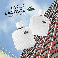 Чоловіча туалетна вода Lacoste Eau De L.12.12 Blanc 100 мл, фото 4