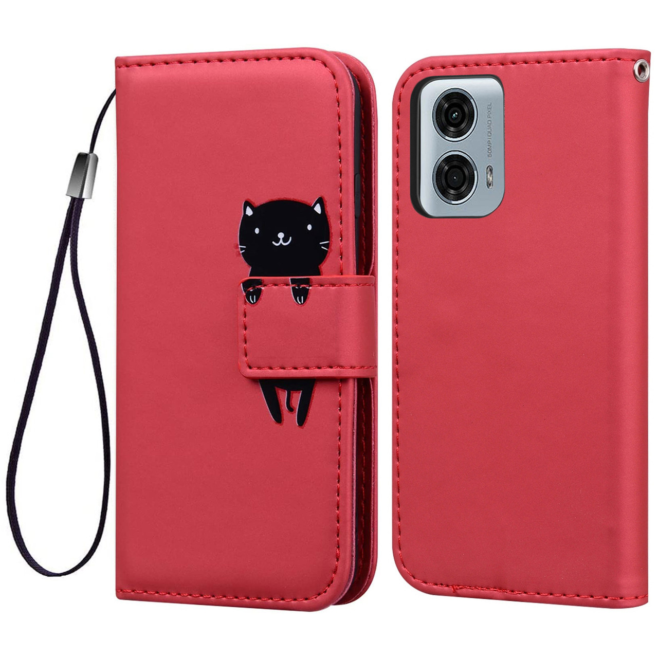 Чохол-книжка Animal Wallet для Motorola G24 / G04 / E14 Cat