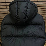Чоловіча зимова куртка Hugo Boss CK8505 чорна S (M по бірці ), XXL (3XL по бірці), фото 10