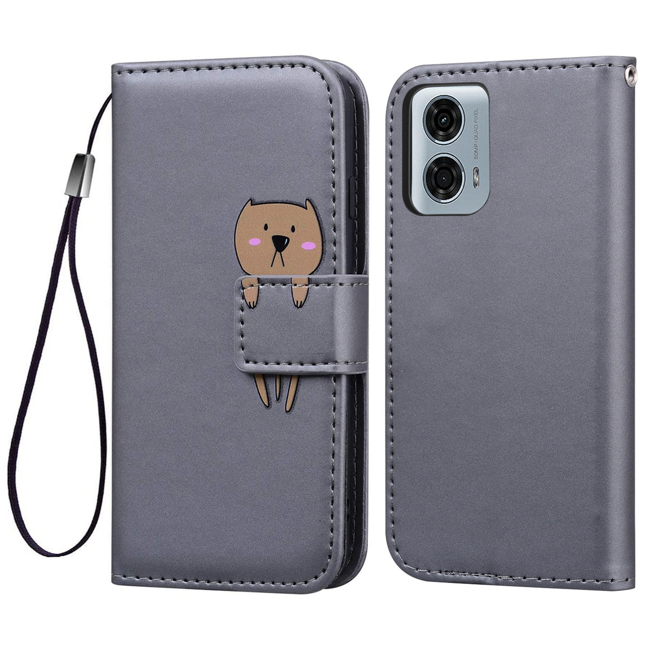 Чохол-книжка Animal Wallet для Motorola G24 Power Bear