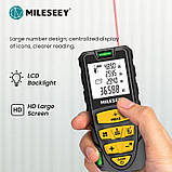 Лазерний далекомір Mileseey S2 40 м, лазерна рулетка, фото 2
