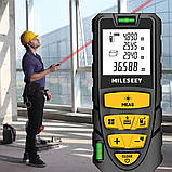 Лазерний далекомір Mileseey S2 40 м, лазерна рулетка, фото 3