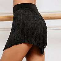 Спідниця для бальних танців для латини від бренду ZYM Dance Style модель 2213 Black