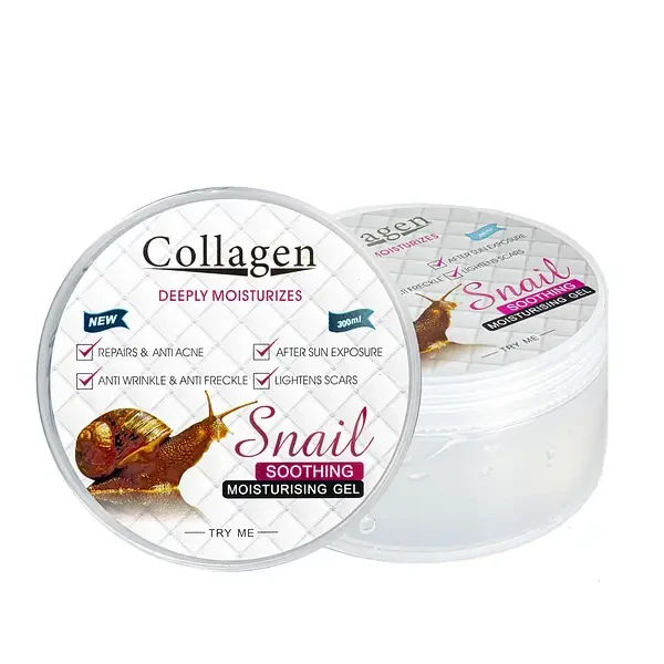 Гель для обличчя та тіла Collagen Snail 300 мл, фото 1