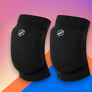 Наколінники Asics Gel Kneepad волейбольні гелеві професійні чорні L 146815-0904