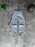Чоловічі спортивні штани Nike M2136 сірі, фото 4